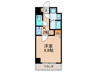 ﾜｰﾙﾄﾞｱｲ大阪ﾄﾞｰﾑｼﾃｨⅡ（703）の物件間取画像
